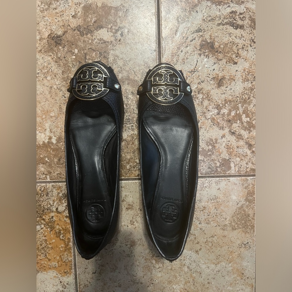 Tory Burch Open-Toe Kitten Wedge